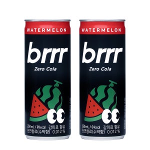 부르르 제로콜라 수박, 250ml, 30개