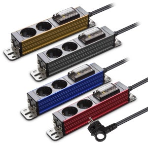 현대 국산 누전차단 고용량 4000W 전기 콘센트 2구 1.5M 에어컨 멀티탭