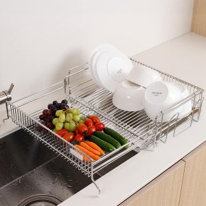 스텐팩토리 확장형 올스텐 304 루벨로 식기건조대 1단