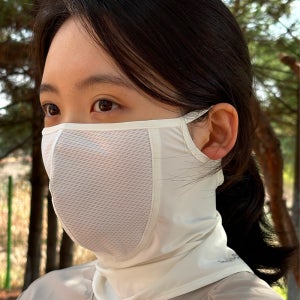 1+1 폴스폴름 얼굴 햇빛 가리개 여름 스포츠 쿨 러닝 자전거 안면 자외선차단 골프 마스크