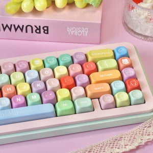 구미베어 젤리 키캡 132키 moa pbt 기계식 키보드 keycap 독거미 한무무 선물용
