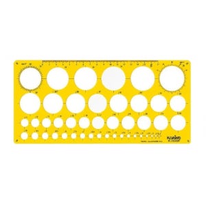 코링 템플렛 K-1010F 원형정규