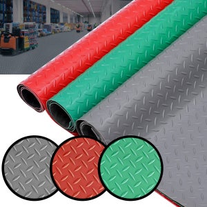 창고 장판 비닐 PVC 두꺼운 매트 작업용 컨테이너 바닥 바닥재 x자형 1.8T 120