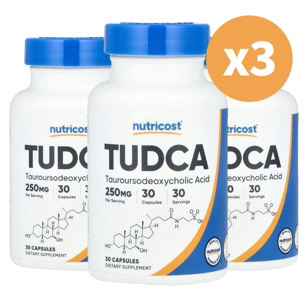 뉴트리코스트 투드카 <b>TUDCA</b> 250mg 30캡슐 3개