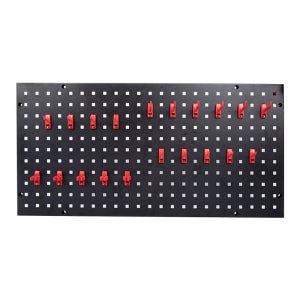 블랙타공판 슬림 벽면타공판 90X45cm 블랙, 4개