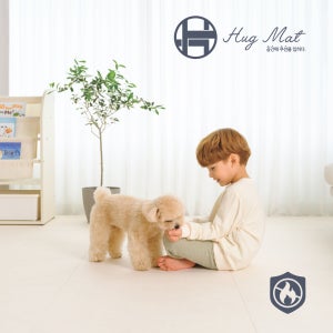 허그매트 프라임 층간소음매트 TPU 600 아머스킨 네이처화이트 센터 셀프시공 퍼즐 매트