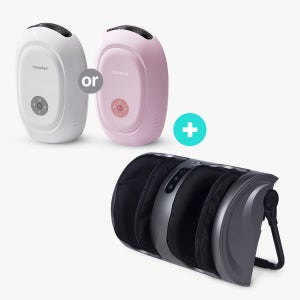 휴플러스 손가락분리형 손 마사지기 + 레그마사지기 HPL-N1 발 다리 종아리안마기