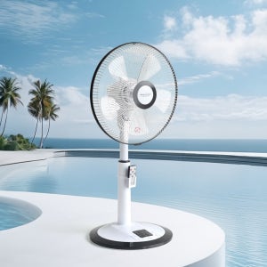 사무실용선풍기 14인치선풍기 저전력 높이조절 50W 타이머