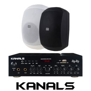 카날스 매장용 스피커 업소용 방수스피커 앰프세트 / BKS-245 BKM-50