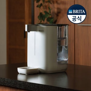 브리타 큐브 무타공 온정수기 4L 화이트+기본필터 1입