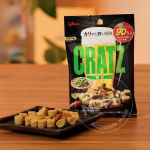 글리코 CRATZ 크래츠 프레첼 에다마메 완두콩맛 42g 맥주 안주 과자