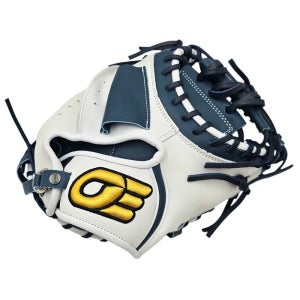 원에이티 SGN C60 포수미트 S-FIT 화이트/네이비/옐로우