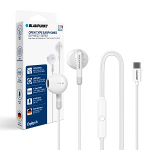 블라우풍트 Hi-Fi 고음질 C타입 오픈형 유선이어폰 BLP-WE221 화이트
