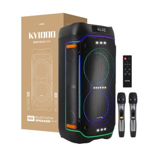 이동식앰프 버스킹 휴대용앰프 500W 블루투스 스피커 무선마이크 노래방 파티박스AP7147