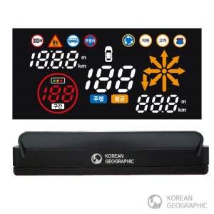코리안 지오그래픽 HUD 헤드업 디스플레이 자동차속도표시