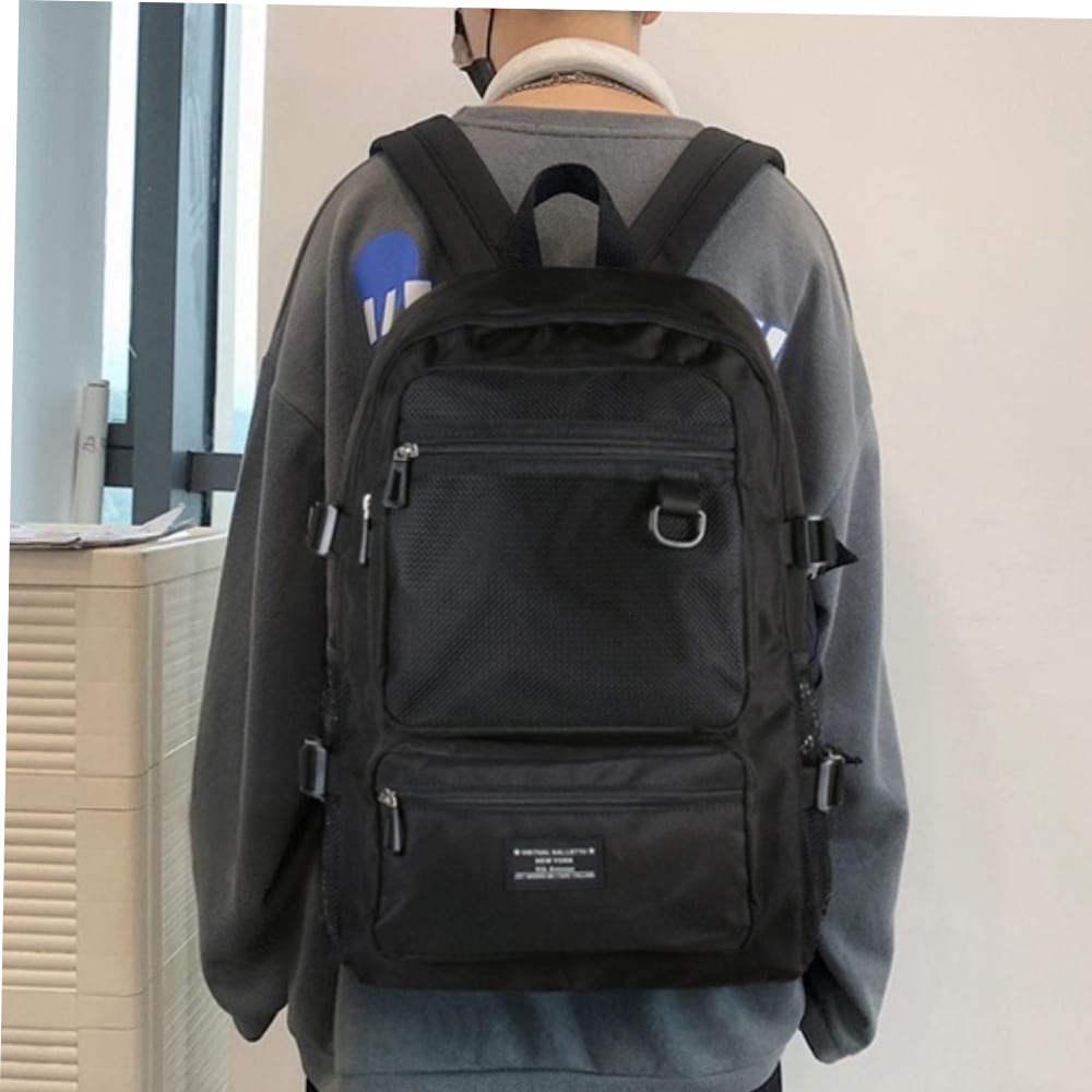 <b>학생</b> 대<b>학생</b>이 매기편한 가벼운 메쉬포켓 백팩 가방