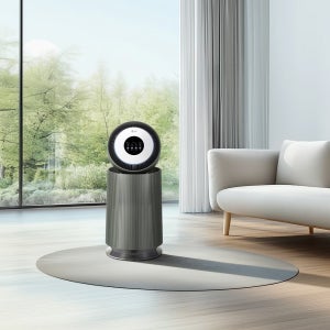 [전국무료배송설치]LG 퓨리케어 오브제컬렉션 AI 360˚ 공기청정기 AS205NGJA (G 필터) 20평형(66㎡) 네이처그린색상