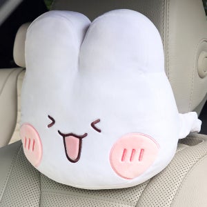 벨르아망 슈야토야 차량용 목쿠션 헤드레스트 캐릭터 목베개 토끼 슈야
