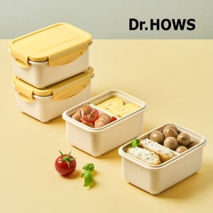 닥터하우스 오래 신선 항균 밀폐용기 도시락통 나눔 530ml 4개