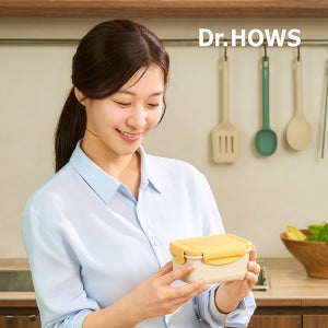 닥터하우스 오래 신선 항균 밀폐용기 도시락통 나눔 530ml 2칸