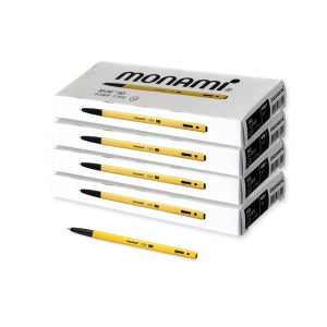 모나미 볼펜 153 1.0mm 흑색 (4박스/48개)