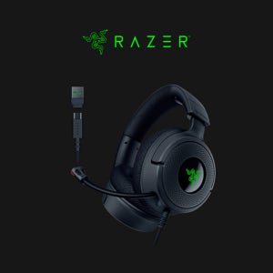 [레이저 코리아] 레이저 크라켄 V4 X 서라운드 멀티 플랫폼 호환 유선 게이밍 헤드셋