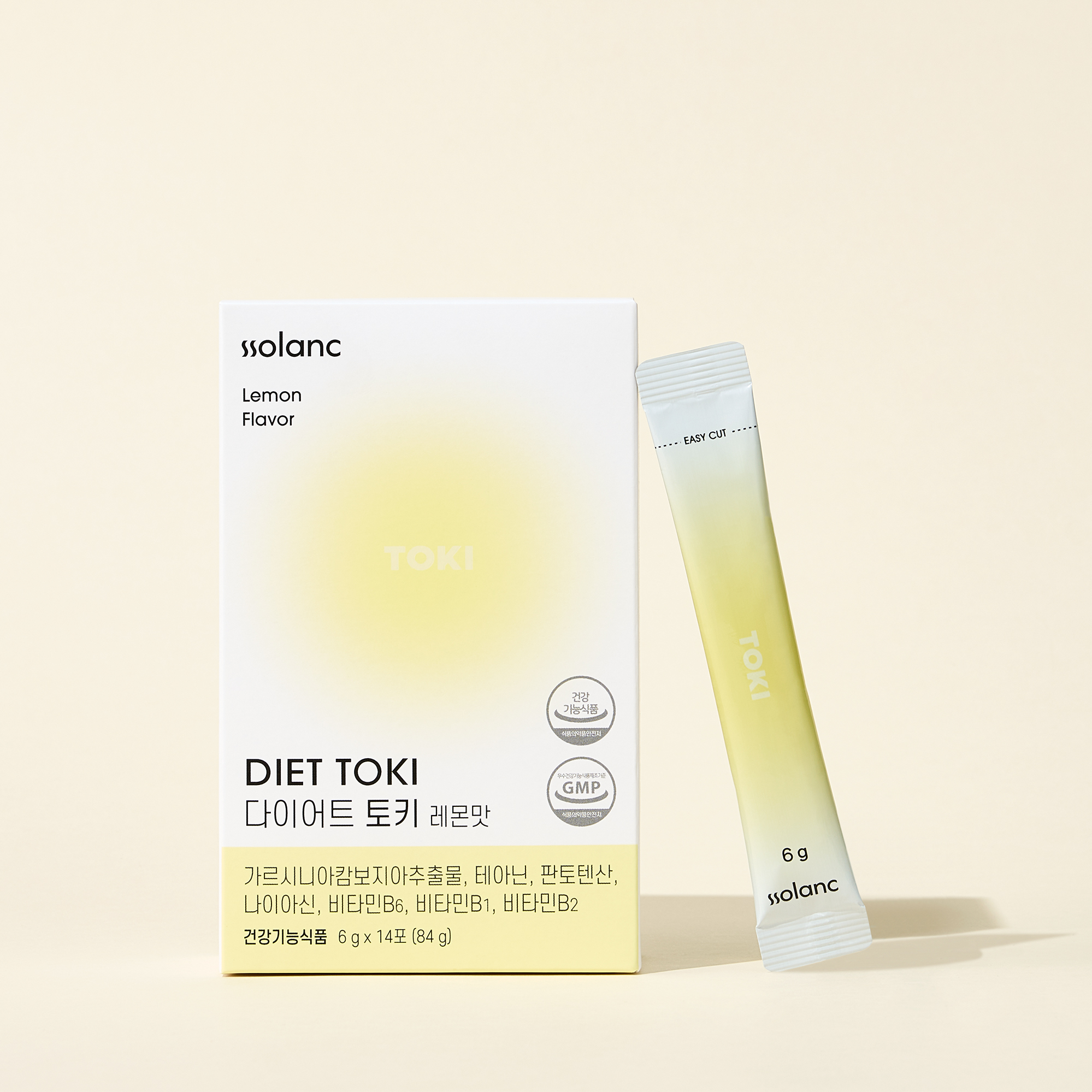쏠랑 다이어트 토키 <b>가르시니아</b> 1,000mg 레몬맛 크런치
