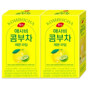 동서 애사비 콤부차 레몬라임 10Tx2개
