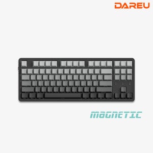 다얼유 EK87 RT 8K 래피드 트리거 자석축 게이밍 키보드 스모키그레이(측각), 스카이마그네틱