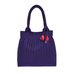 체크 플리츠 퀼팅 중년여성 쇼퍼백 숄더백 가벼운 천가방 엄마 할머니 선물