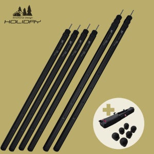 홀리데이 슬라이드 폴대 울트라진 풀세트 가방포함 타프 폴