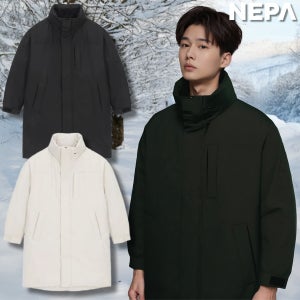 네파 롱패딩 구스 다운 점퍼 역시즌 미들기장 보온 겨울 남녀공용 롱패딩