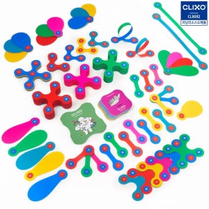 러닝리소스 클릭소 클래스룸팩 100P CL8082 자석 교구 조립 장난감