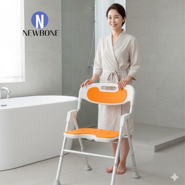 장애인 접이식 환자용 노인 목욕의자 등받이 노인용 샤워의자 어르신 환자욕실 요양원 임산부