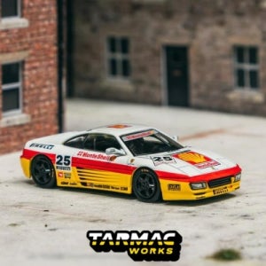 타막웍스 x ixo model 1/64 페라리 348 챌린지 이탈리안 GT 1994 No.25 - HOBBY64