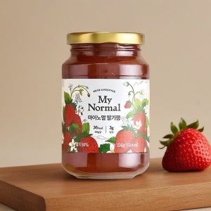 저당 딸기잼 저칼로리 무설탕 스테비아 저당 쨈, 320g, 1개