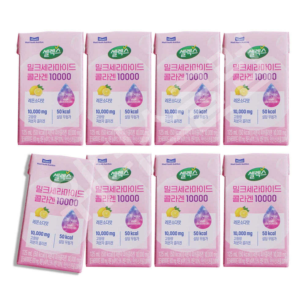 셀렉스 <b>밀크세라마이드 콜라겐 10000</b> 125ml [8개]