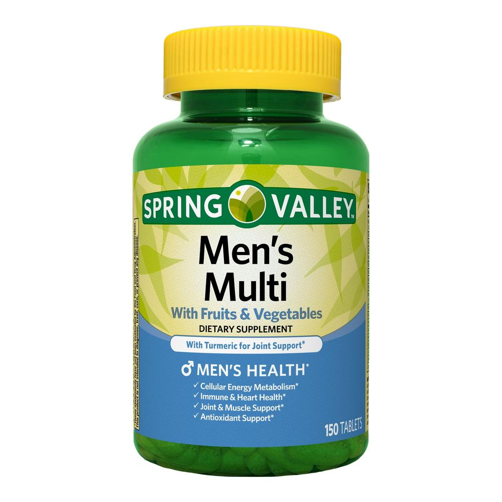 <b>스프링밸리</b> 남성 멀티비타민 타블렛 150정 <b>Spring Valley</b> Men Multis
