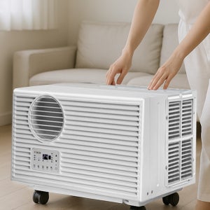 포시엠 이동식 인버터 에어컨 방음부스 베란다 원룸 창문형 주차부스 제습 냉난방겸용