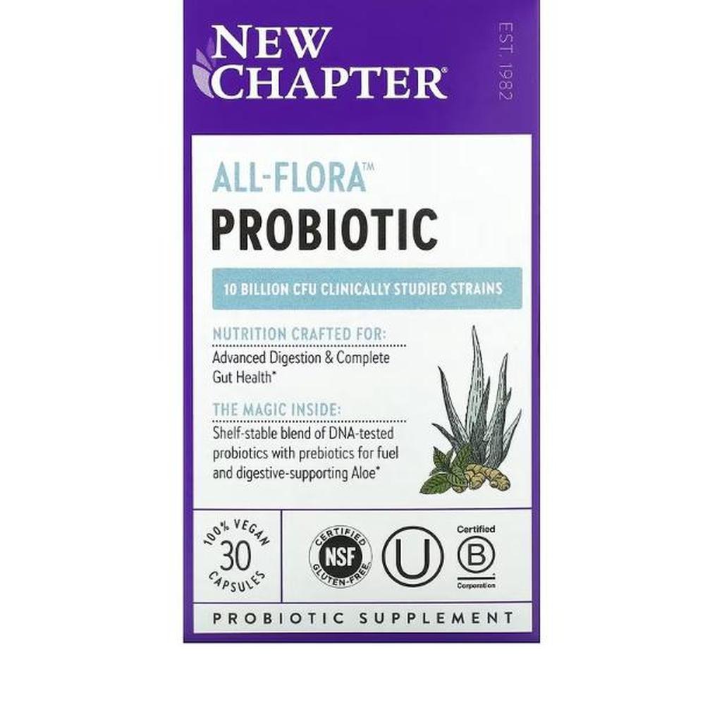 뉴쳅터 <b>All-Flora 프로바이오틱</b> 베지캡슐 30정