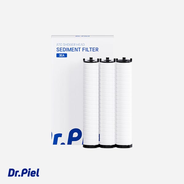 닥터피엘 아토샤워헤드 리필필터 - 세디멘트 필터 3ea (6개월 사용)
