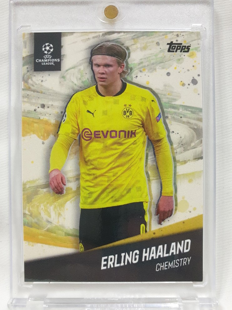탑스 엘링 홀란 홀란드 2021 Topps ERLING HAALAND UEFA 분데스리가 챔피언스 리그 챔스 축구 카드