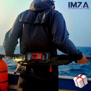 IMZA IZ-W21 임자컴퍼니 선상낚시 허리벨트 허리벨트형 자동 팽창식구명조끼 해양수산부형식승인 KOMSA검정 방수 방오 초경량 테크니컬