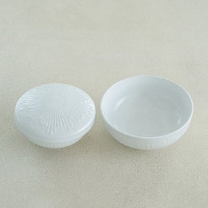 국산 화이트 빗살 주발세트 밥공기 국대접 1인용 도자기 공기대접세트