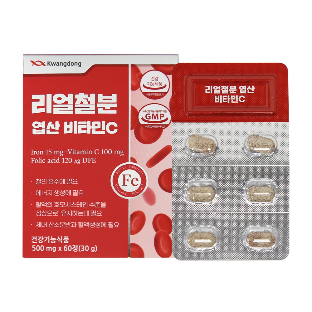 임산부 남자 철분 철분제 헴철 비헴철 비헴첼 60정
