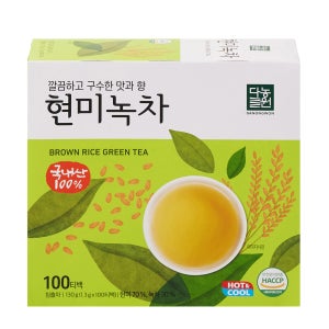 [본사직영]다농원 현미녹차 녹차티백 100개입, 5개