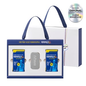 [GIFT SET] 미야리산U 낙산균 프로바이오틱스 선물세트 180정 2개 틴케이스