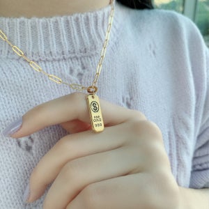 마르코샵 24K 순금 18.75g (5) 골드바 클립 일체형 목걸이