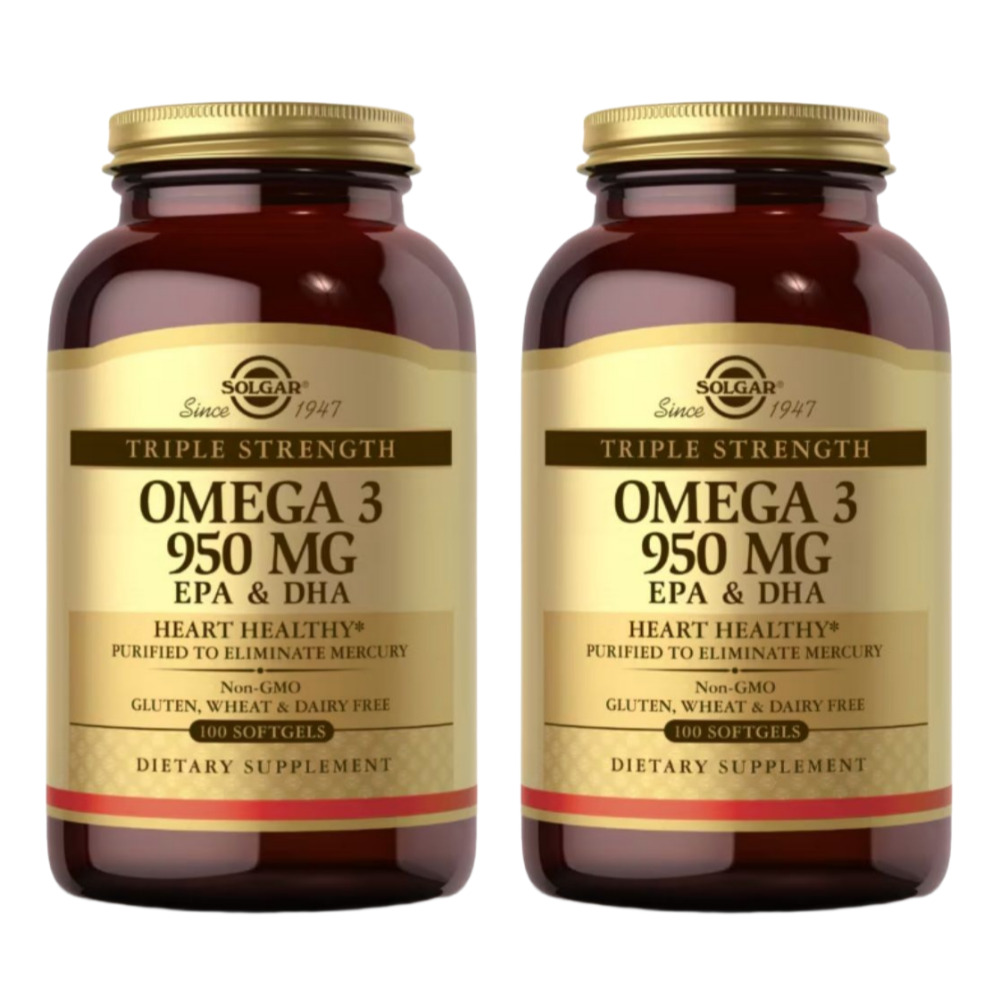 솔가 <b>오메가3 950MG</b> 트리플스트렝스 100정, 2개