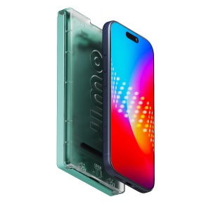 지모 3D 커브드 이지 나노핏 AR 고투과 저반사 강화유리 필름 아이폰15 프로, 1매입